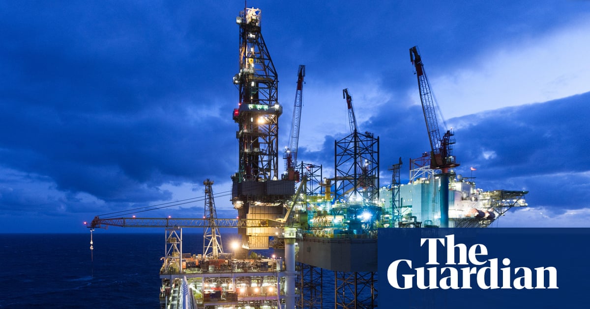 Hero image of the Guardian article 'AI's potential climate benefits outweighed by role in boosting fossil fuels'