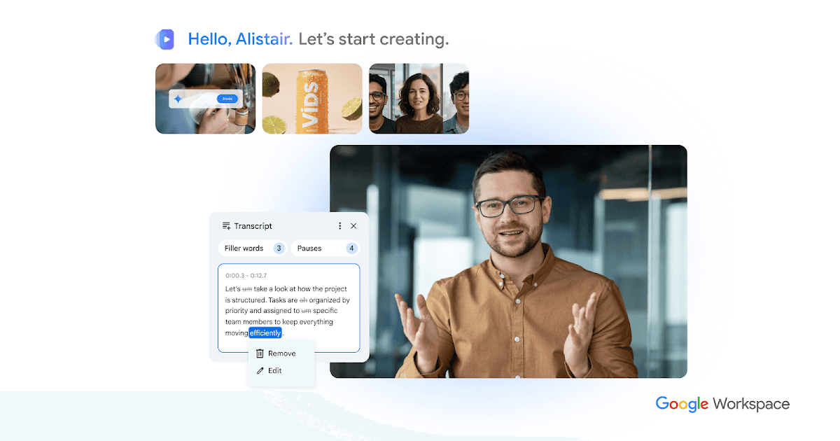Google Vids: AI-Powered Video Creator and Editor