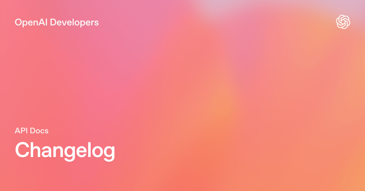 OpenAI API Changelog — Oct 20, 2026: 12-hour prompt caching (v1/responses)