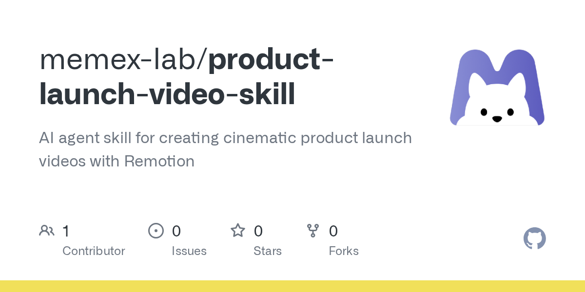 Show HN: Agent skill for creating product launch videos with Remotion