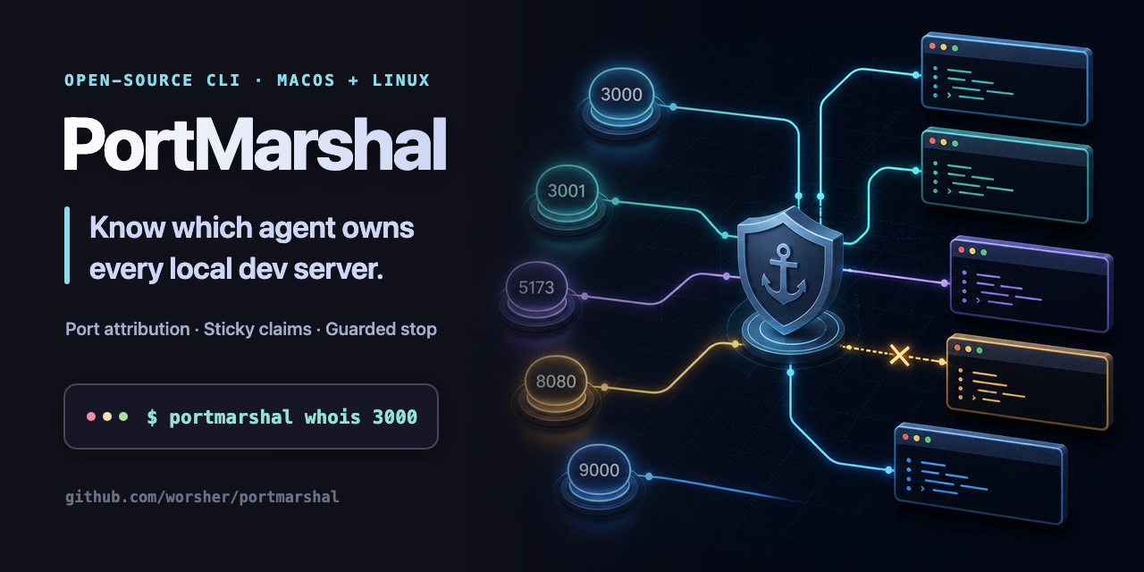 Show HN: PortMarshal – Guard dev servers from cross-agent stops