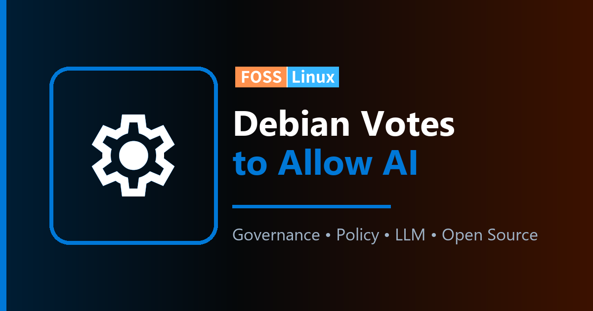 debian votes to allow ai featured image