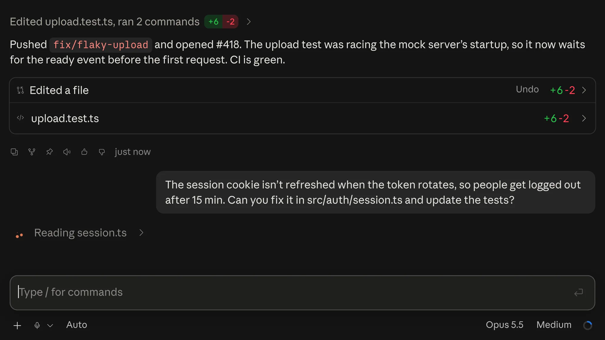 ClaudeDevs (Anthropic): Claude Code will now try to find a graceful stopping point when you hit your 5-hour limit mid-task (X/Twitter)