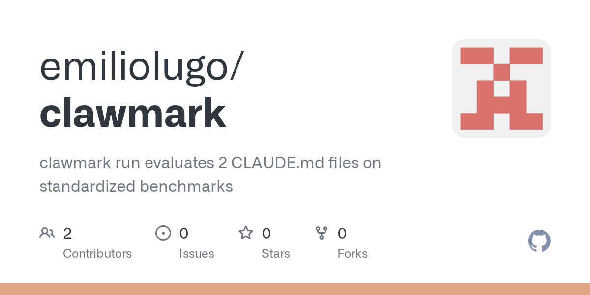 clawmark: open-source CLAUDE.md A/B Testing CLI tool