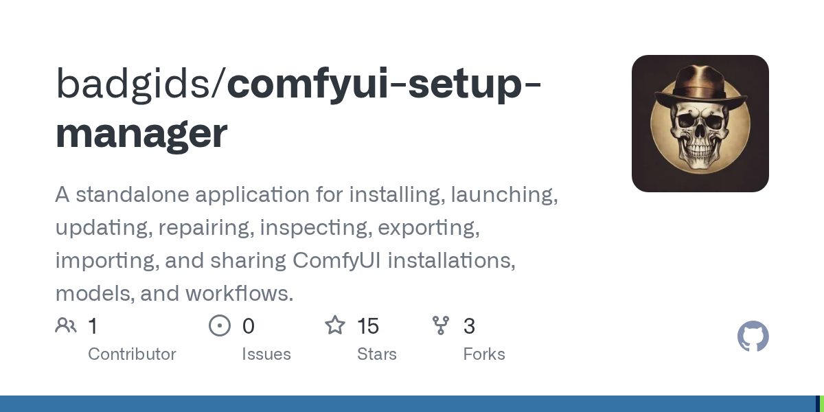 GitHub - badgids/comfyui-setup-manager
