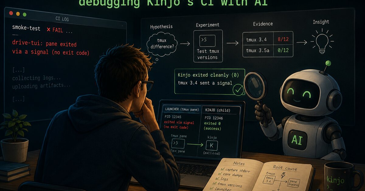 The crash that wasn't: debugging CI with AI