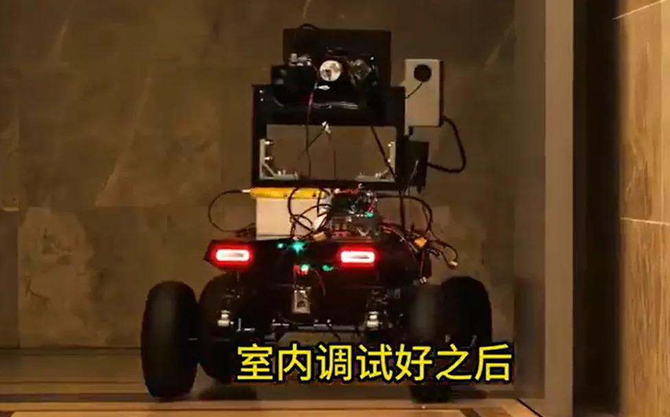 Engineer Steven Cheng's AI-powered laser mosquito defense system setup