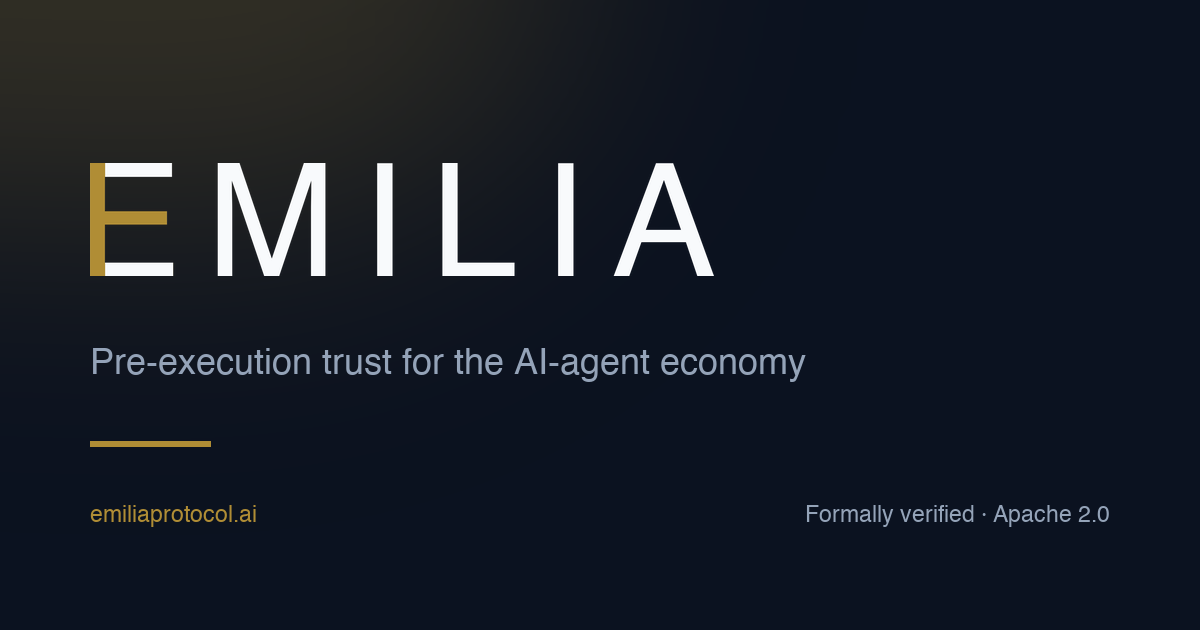 EMILIAProtocol-an open standard for human sign-off on irreversible agent actions